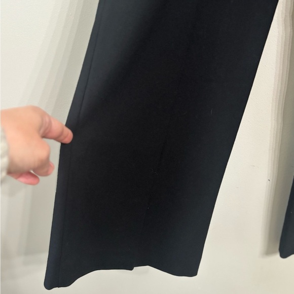 Talbots Black Wide Leg Side Zip Trousers Size 14 - Picture 4 of 9